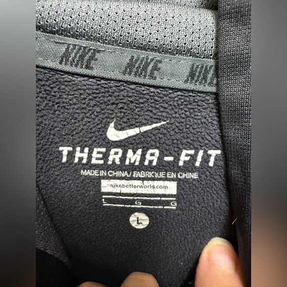 Nike Black Hoodie Boy’s Large Sweatshirt 0122 - Picture 5 of 7